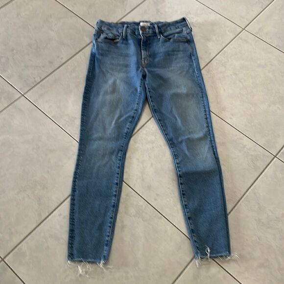 ‎Mother The Looker Ankle Fray Jeans - Picture 4 of 10